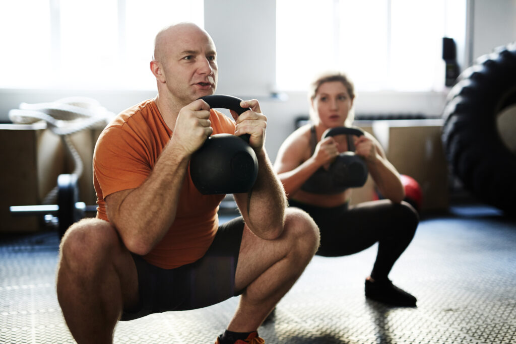 free weights : kettlebells